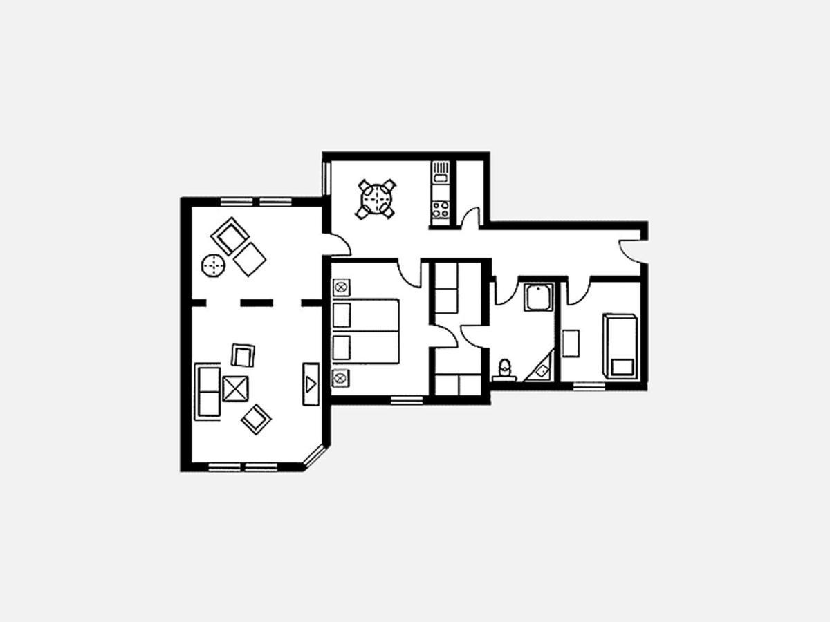 Strandvillen - Mit 2 Schlafzimmern Sv-704 Apartment Binz